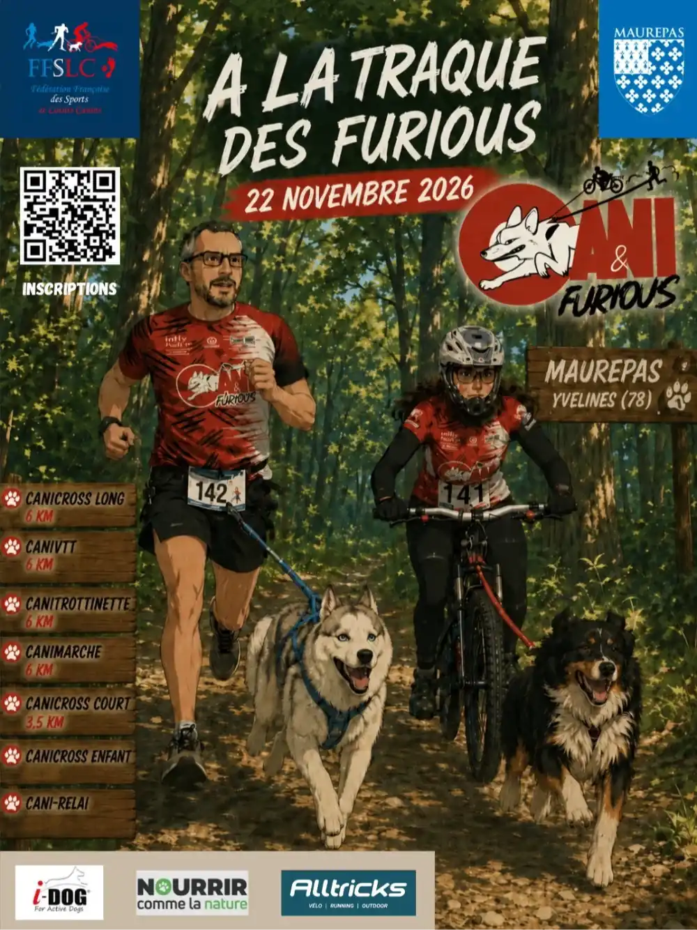 Canicross de Maurepas 2e édition - A la traque des Furious